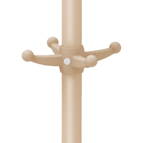 Вешалка напольная Комфорт 6 ВК6, бежевый металлик