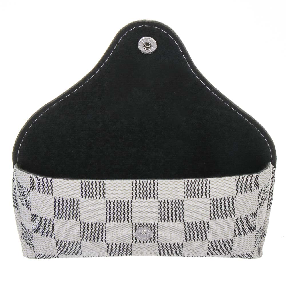 ЮL Футляр для солнцезащитных очков на кнопке, ПУ, 16,5х6,5см, 4 цвета