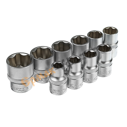 Набор инструментов професс.12пр ЕРМАК 1/2" (головки, трещотка и удлинитель)  (1/15)