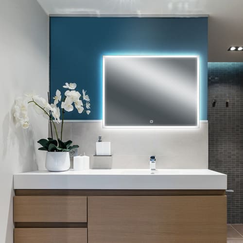 Зеркало с LED подсветкой DORATIZ Магнолия, 800х600 мм, сенсорный выключатель