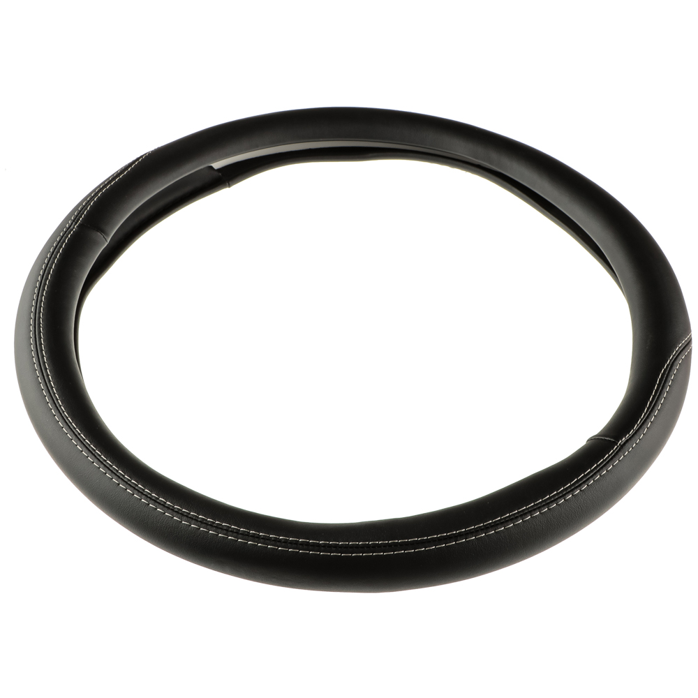NG Оплетка руля, экокожа, со вставками "нубук", черный, разм. (М)