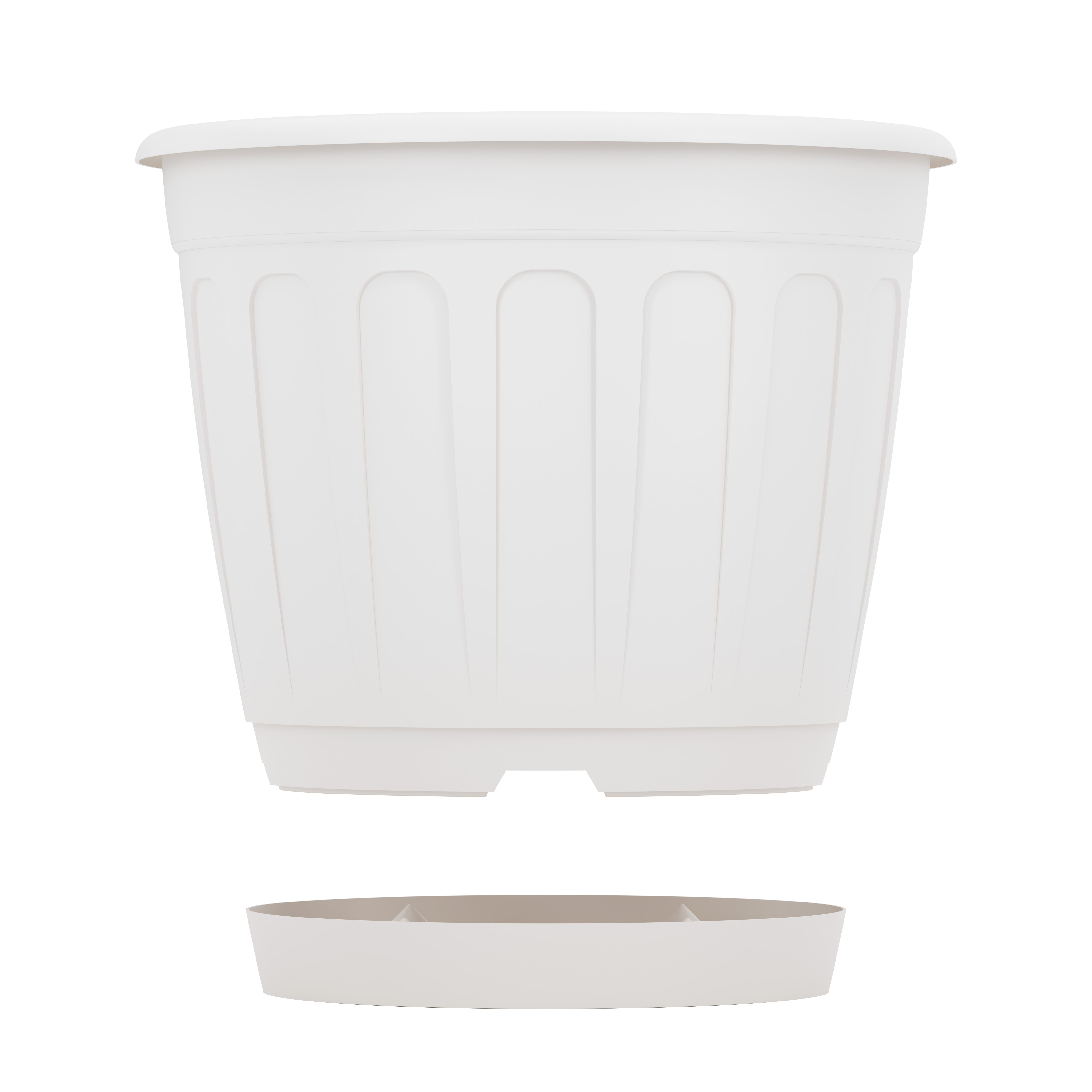 Горшок цв., Дионис, 3, 6л, белый