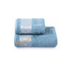 Полотенце махровое Cleanelly Sirena 420 г/м ПЦ-3501-3532 1сорт 70х130 цв.15-4312 голубое