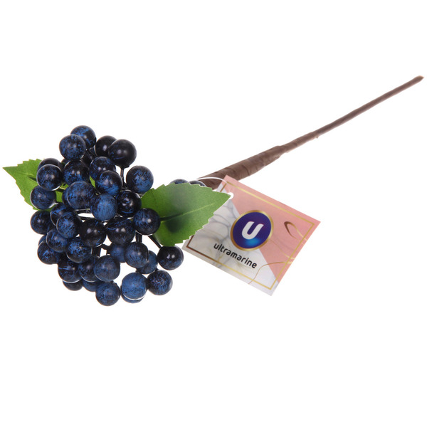 Муляж "Ветка голубики" 30см