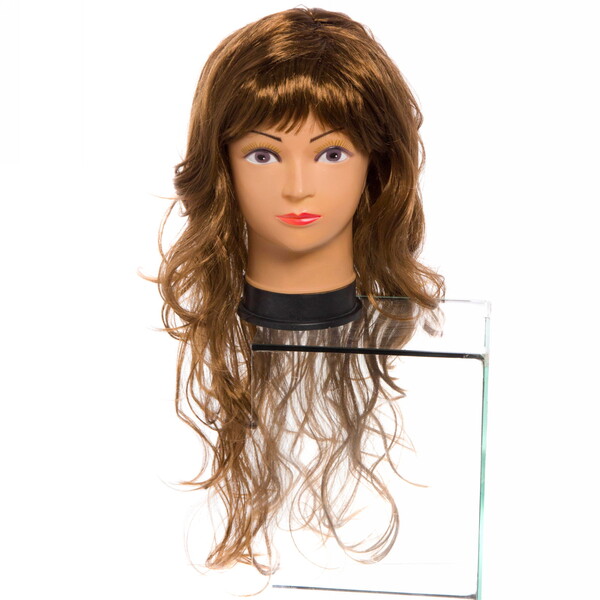 Парик карнавальный "Чаровница" (локоны 60 см), Каштановый