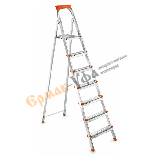 Стремянка стальн. 7 ступ. высота до платформы 151х331см UFUK Турция, 1/1