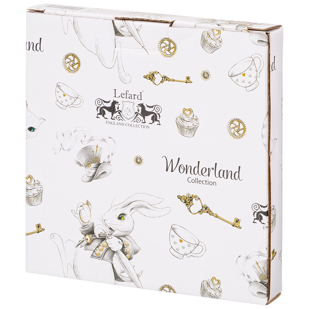 ТАРЕЛКА LEFARD, WONDERLAND, СЕРДЦЕ 15*2 СМ, КОР=72ШТ.