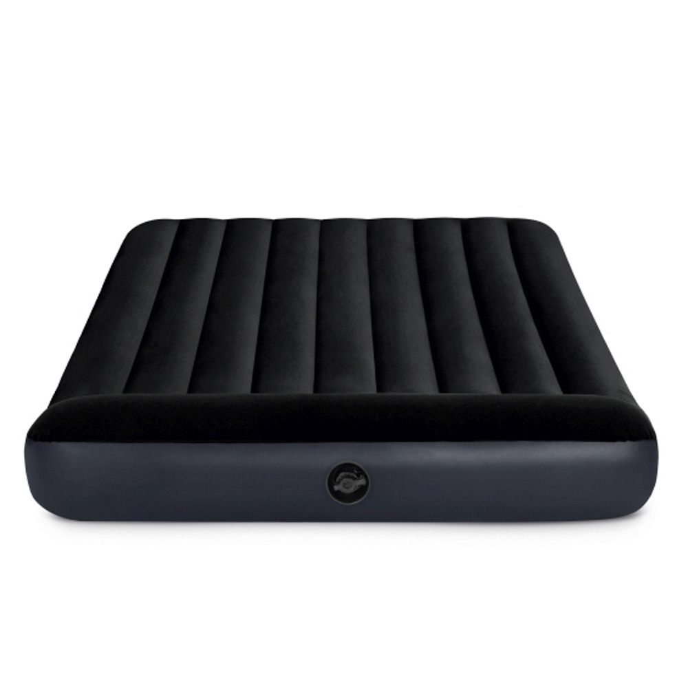 INTEX Кровать надувная с подголовником, КВИН,1,52м x 2,03м x 25см, 64143