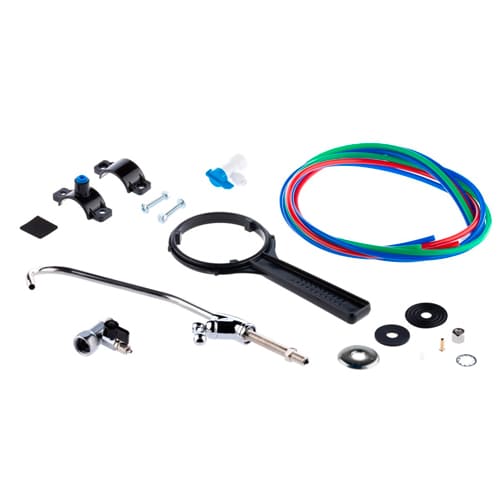 Фильтр для питьевой воды 5-и ступ. Гейзер-Аллегро П, обратный осмос, в комплекте насос повышения давления, 1/1