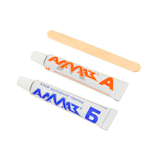 Клей хол. сварка универсальный 20г двухкомпонентный Алмаз-пресс (1/48)