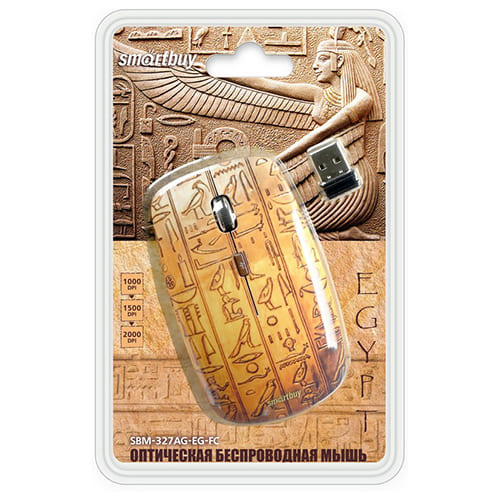 Мышь беспроводная Smartbuy 327AG, SBM-327AG-EG-FC /40, Egypt