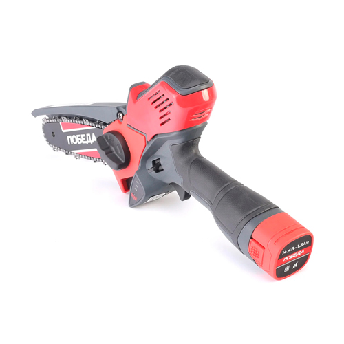 Пила цепная аккумуляторная ПОБЕДА ПА 160, 14.4 В, 1.5 Ач