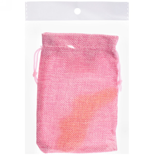 Массажер для лица и шеи декольте Лопатка "Gua sha", волна, цвет кораловый, в холщевом мешочке,10*4см/16,9гр