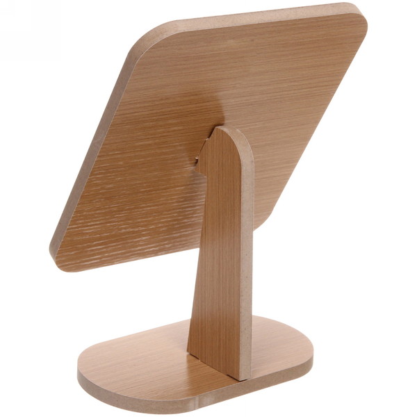 Зеркало настольное в деревянной оправе "High Tech - Fashion" прямоугольник, 16.5*21см