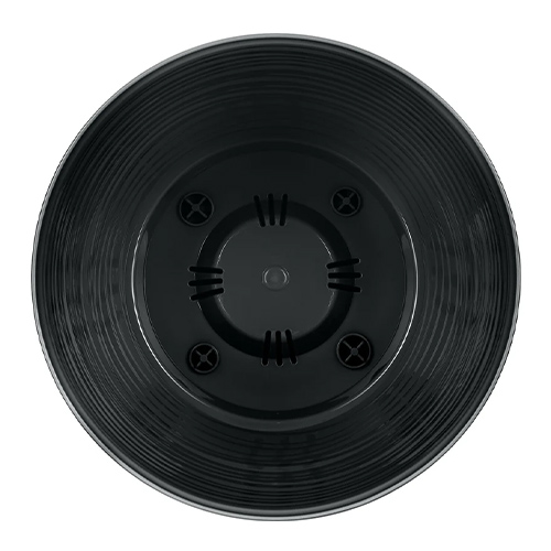 Горшок для цветов SAFFRON D177 мм, 2,6 л с поддном (черный) (SVIP) (1/24)