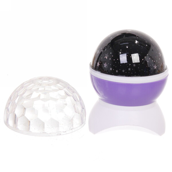 Диско-шар "Double Magic" (в комплекте 2 плафона - диско, звездное небо), Bluetooth, авторежим, USB, в ассортименте (220V)