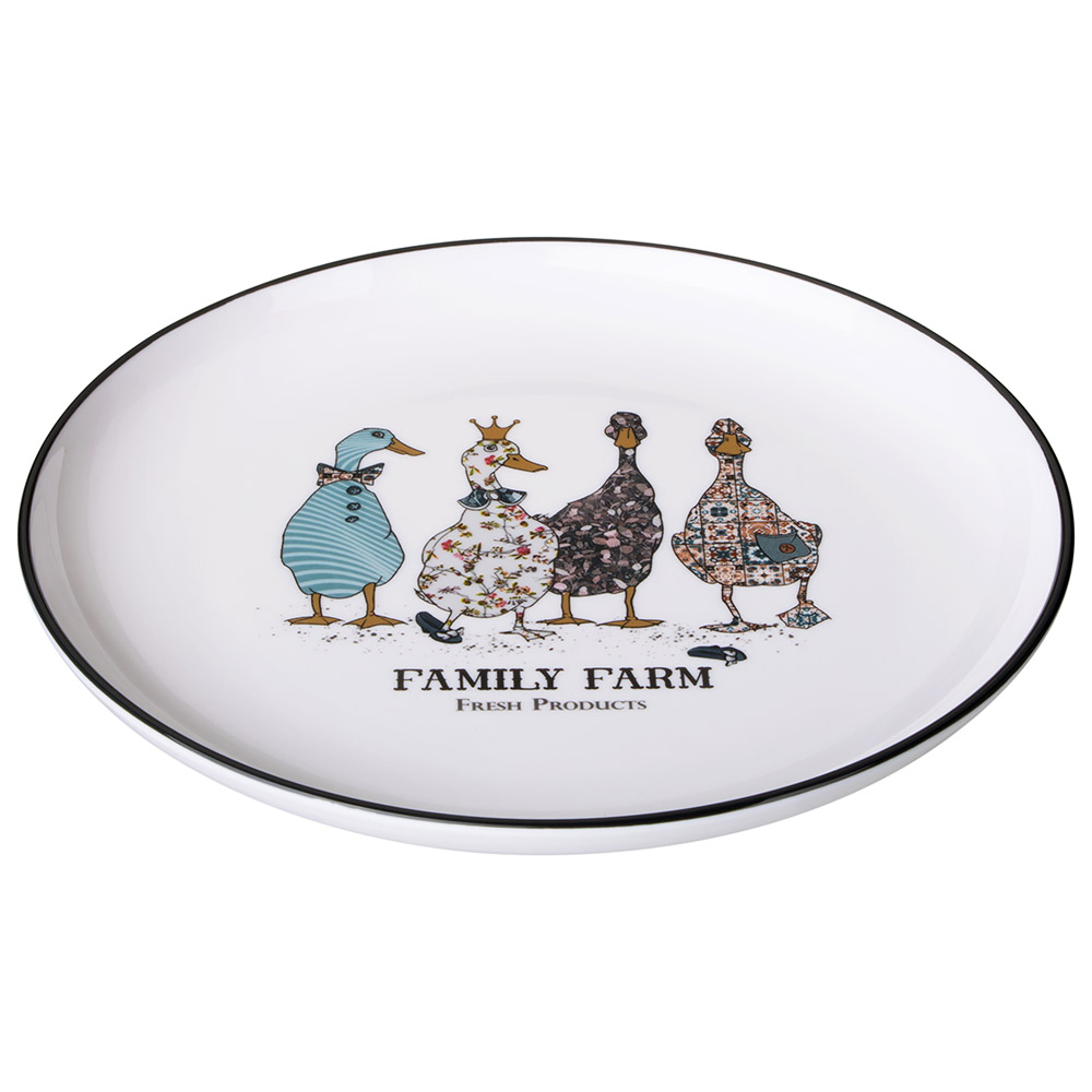 ТАРЕЛКА ЗАКУСОЧНАЯ LEFARD, FAMILY FARM, 20*2 СМ, КОР=36ШТ.
