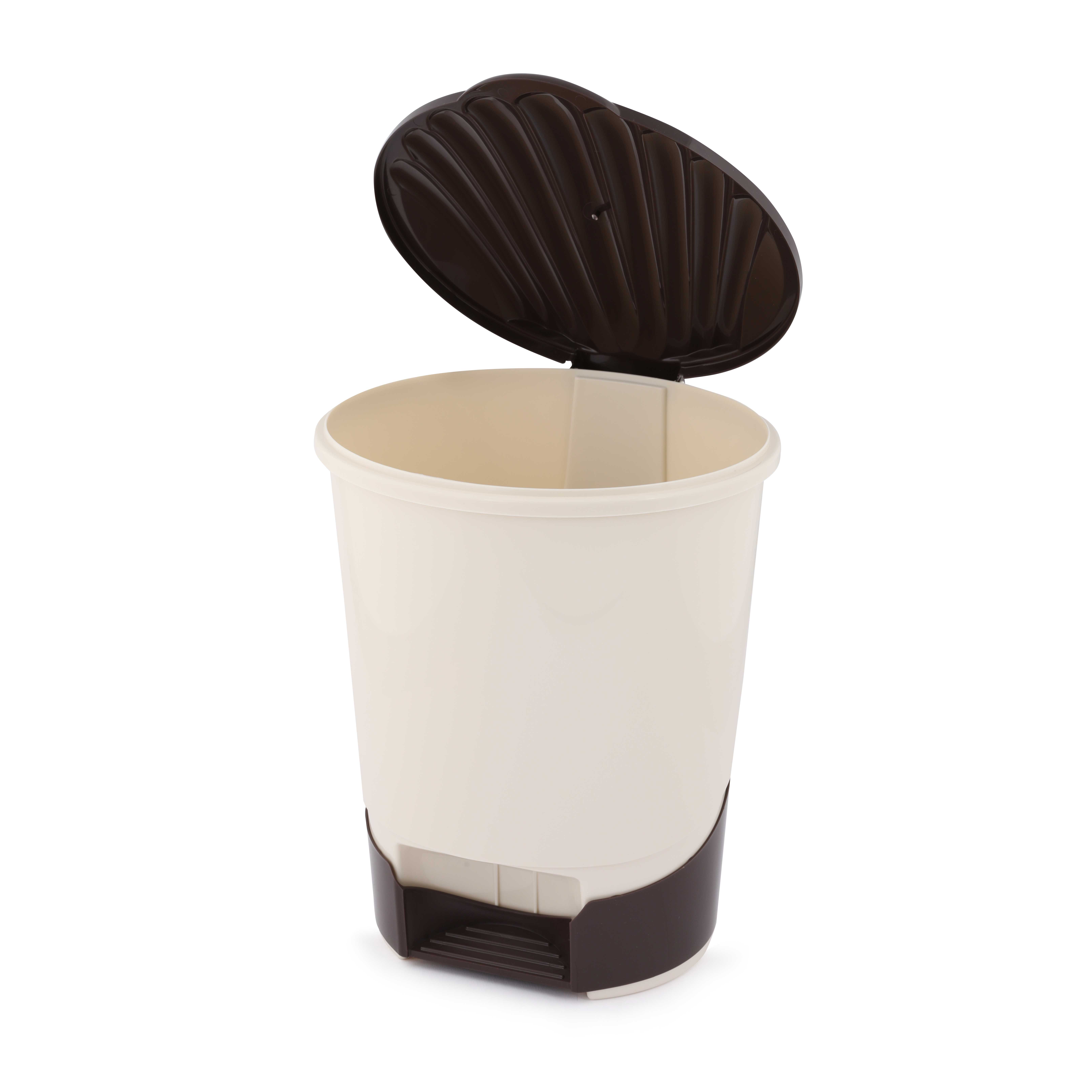 Ведро для мусора 10л (с педалью)(сл.кость)