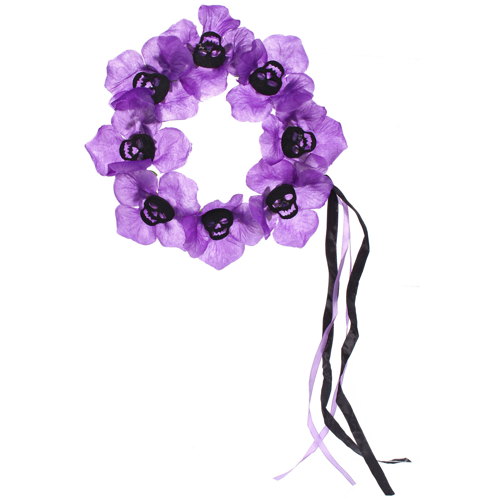 Ободок для волос карнавальный "Helloween - Цветы", микс
