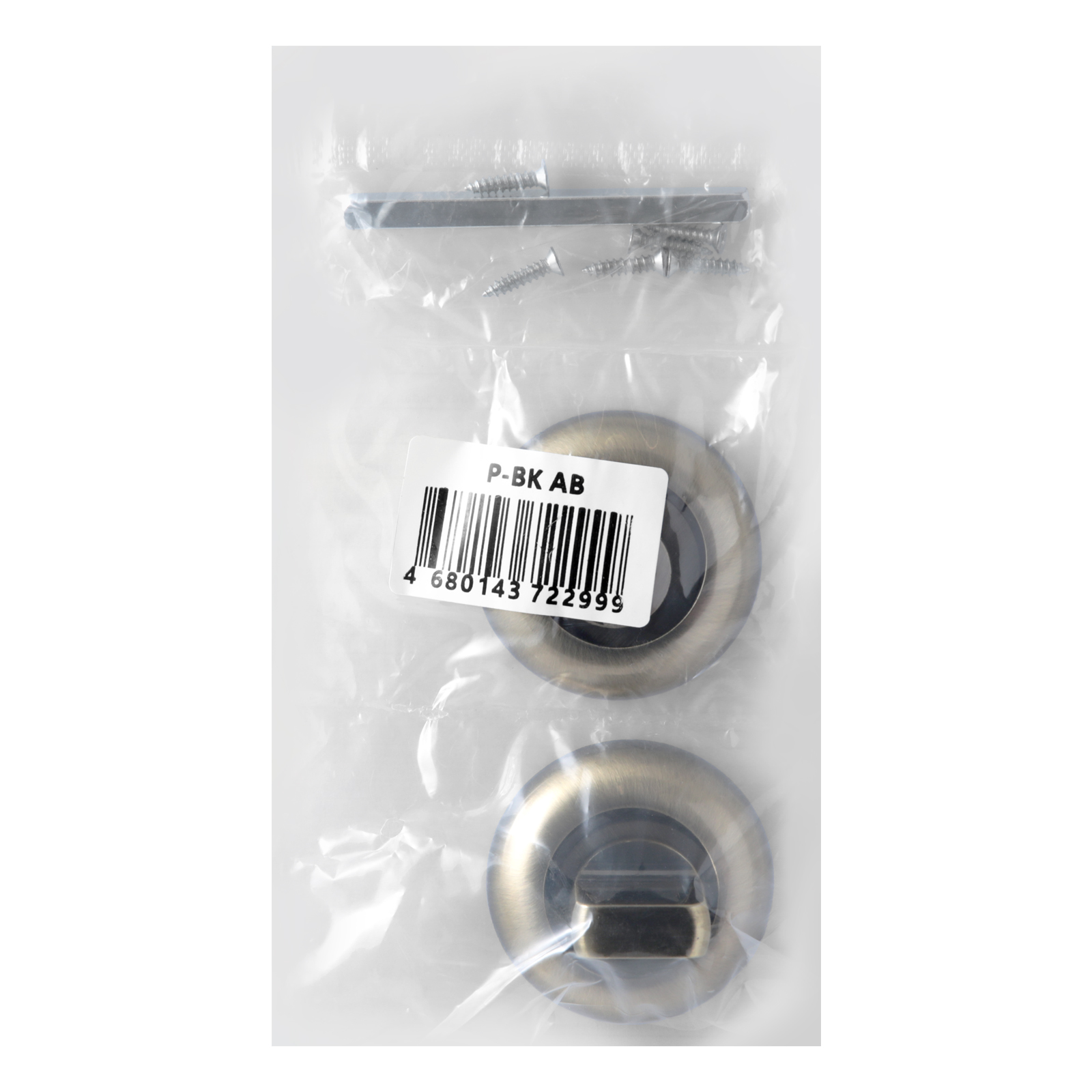 Сантехническая завертка к ручкам СТАНДАРТ P-BK-R1 AB ст.бронза (100,5)