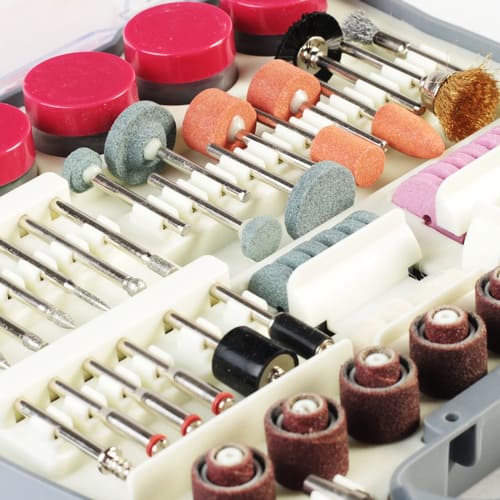 Набор насадок для граверов ПОБЕДА ПНГ-189, 189 предметов