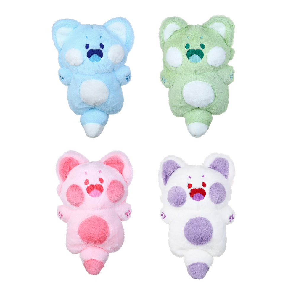 Игрушка мягкая "Хвостатый" МЕШОК ПОДАРКОВ, плюш, 33см, 4 цвета