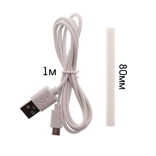 Увлажнитель воздуха Огонек OG-HOM02, 200 мл, USB, зеленый/серебро