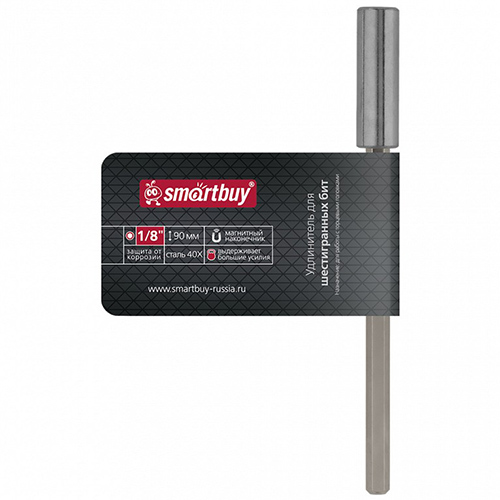 Удлинитель для шестигранных бит, HEX 1/8", 90 мм Smartbuy Tools