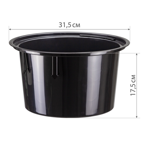 Горшок для цветов Дюна d 340 мм h 385 мм 19,5 л белый, со вставкой (1/1)