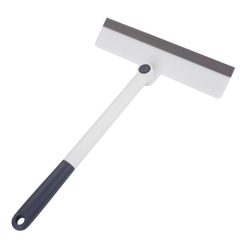 Водосгон складная ручка 32см, резинка 25см, насадка фибровая губка, пластиковая ручка, 1/100