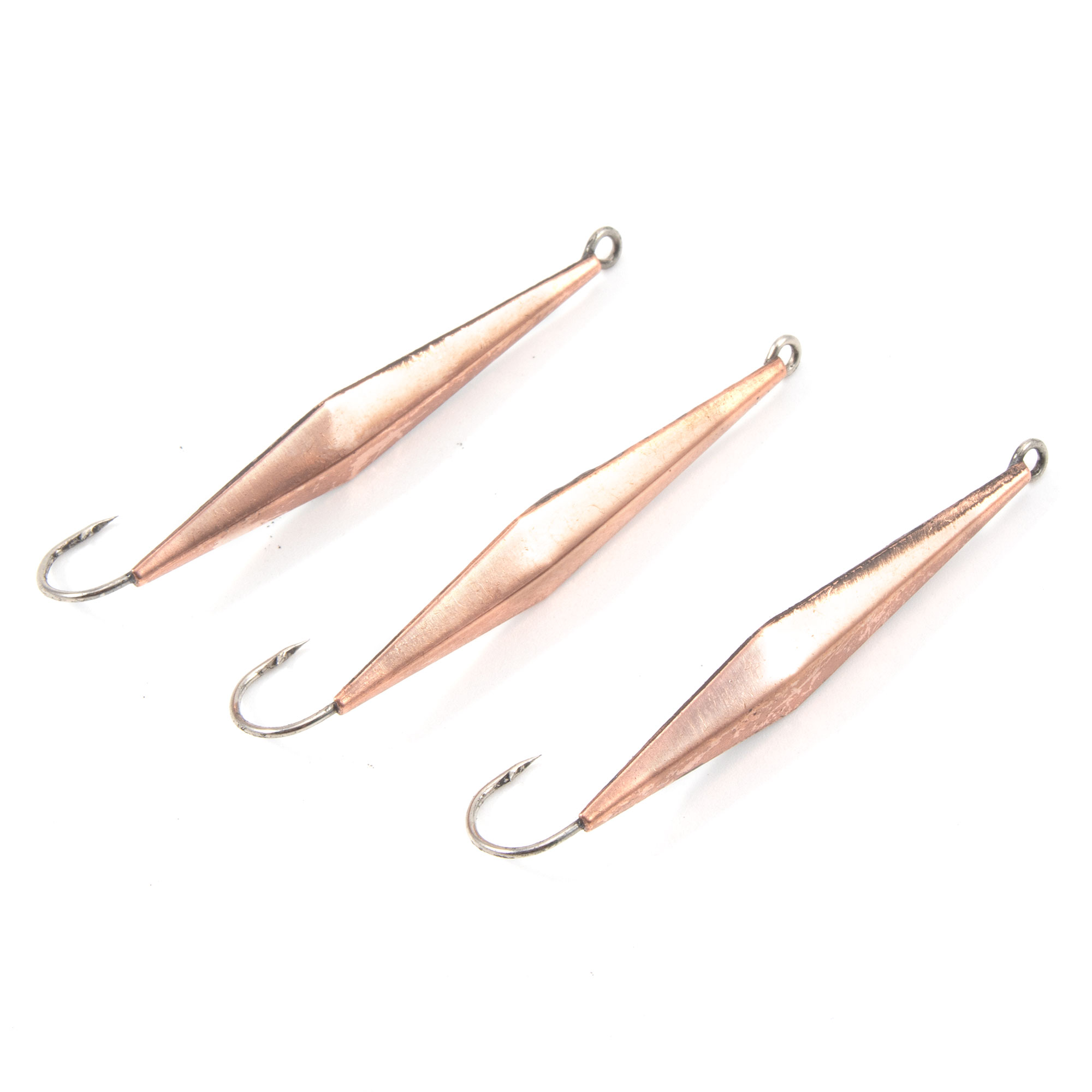 Блесна вертикальная "Яман" Киллер,размер 40 мм, вес 3,5 г, цвет медь (уп.3 шт.)/150/