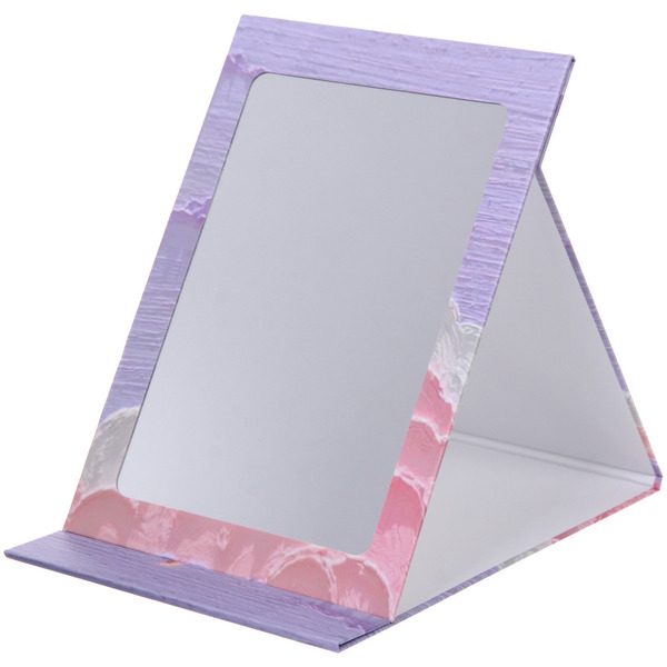 Зеркало косметическое складное "ФОРТУНА БРИ", микс 3 дизайна, луна, 18*25,5см