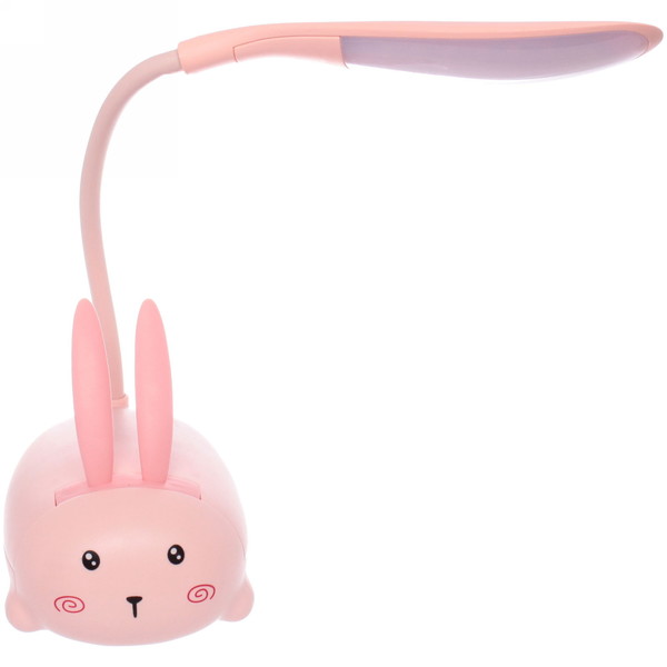 Настольная лампа "Marmalade-Зайчик" LED 9,2*6,8*28,5см USB 3.w 5v, Розовый
