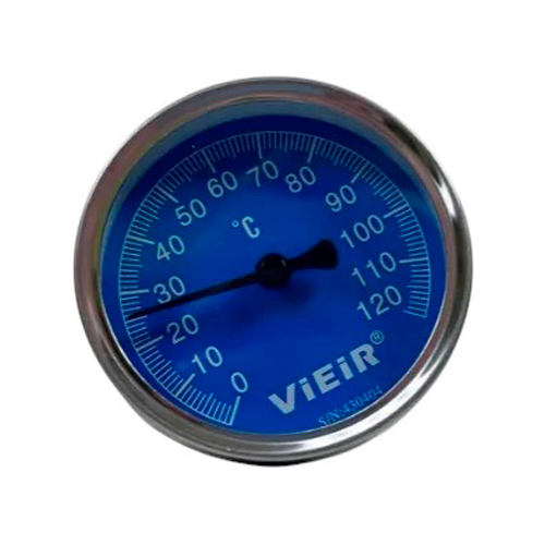 Термометр с гильзой 0-120