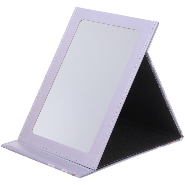 Зеркало косметическое складное "ФОРТУНА БРИ", микс 4 дизайна, сакура, 20*27,5см