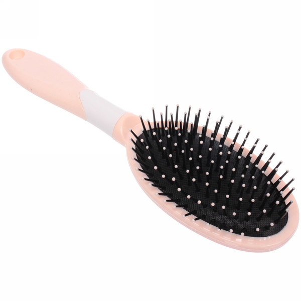 Расческа массажная "Avenue", овальная, цвет нежно-розовый, 6,5*24 см (блистер Ultramarine)