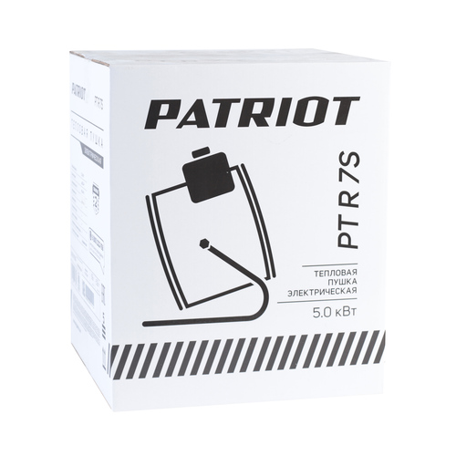 Тепловентилятор электрический PATRIOT PTR 7S, 5.0 кВт, 220 В