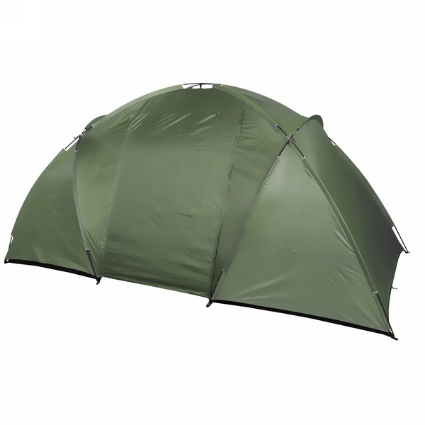 Палатка кемпинговая Jesolo-4 двухслойная, (150+130+150)*220*170 см, цвет хаки
