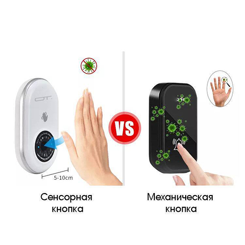 Звонок дистанционный Орбита OT-HOC20 (220 В, 200 м), белый