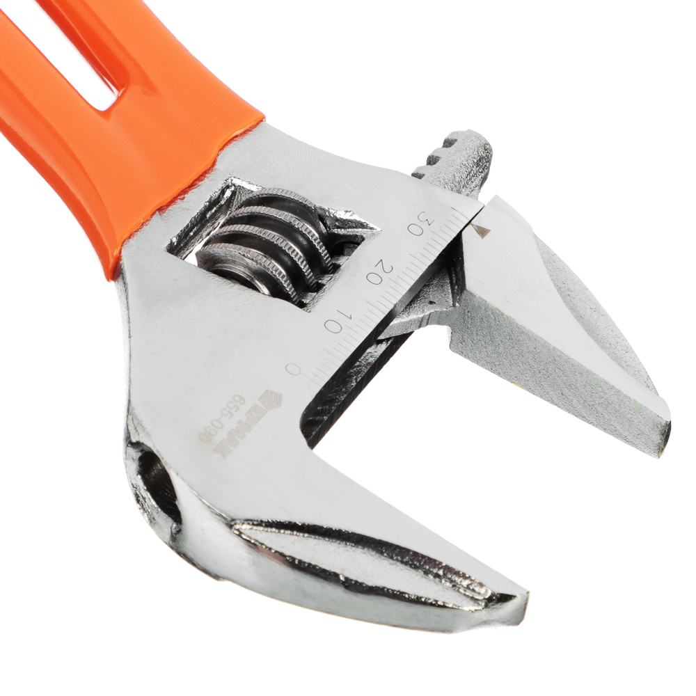 ЕРМАК Ключ разводной, 160 мм, CrV, укороченная ручка