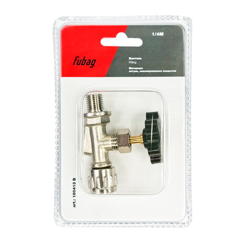 Вентиль 1/4"М, блистер FUBAG