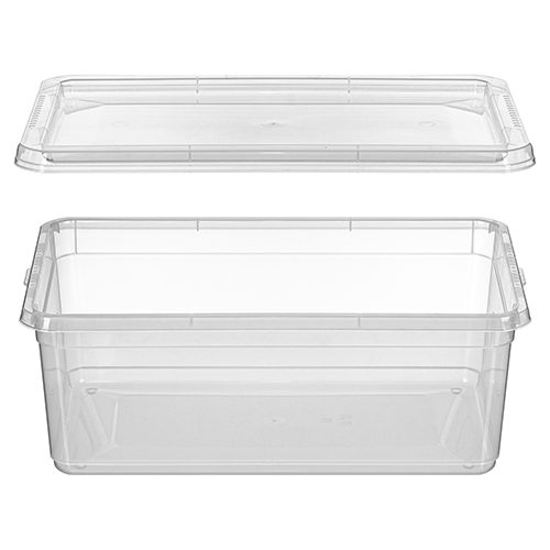 Ящик для хранения 5 л Homver Palm 221300301/00, 315х190х115 мм, бесцветный