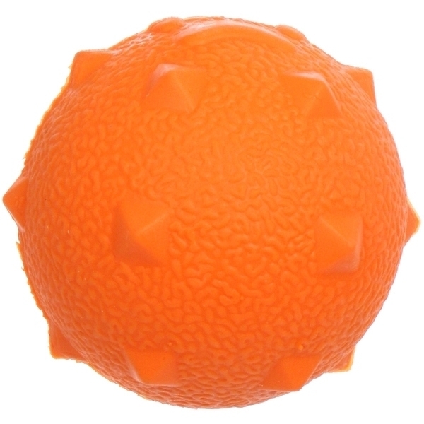 Игрушка - мячик для собак средних, мелких и крупных пород "ИГРУЛИК для Бро", лапки, цвет оранжевый, d-6см (лейбл)