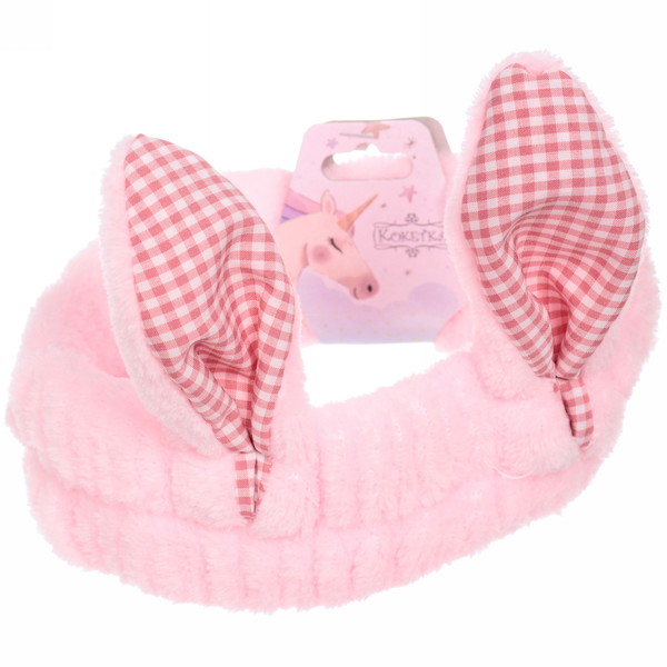 Повязка на голову "Little bunny- Buchi", микс 4 цвета, 20*6 см (подвес Единорожек)