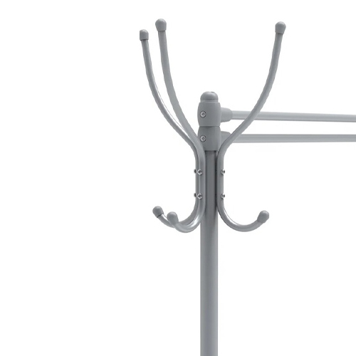 Вешалка гардеробная ВГ90-6, матовый серый