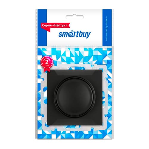 Светорегулятор (диммер) 1100Вт черный "Нептун" (SBE-05b-2.5-D-0)