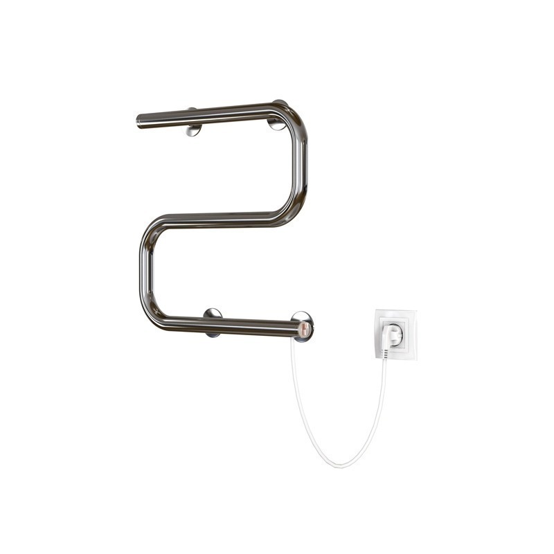 Полотенцесушитель MIXLINE SIMPLE S 40x40, кнопочный выкл, 100 Вт
