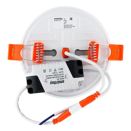 Светильник светодиодный безрамочный BDL Smartbuy круг 9Вт/4000К, SBL-BDL-9-4K