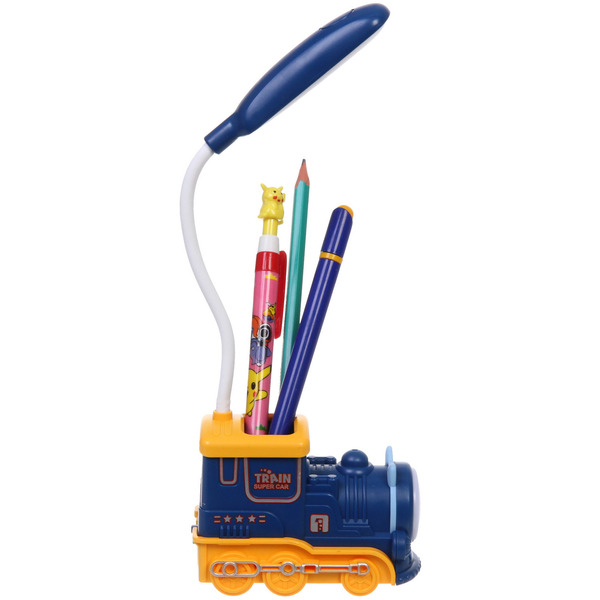 Настольная лампа "Sweet - Паровоз" LED 10*5*21 см, USB 5v 3w, Синий/желтый