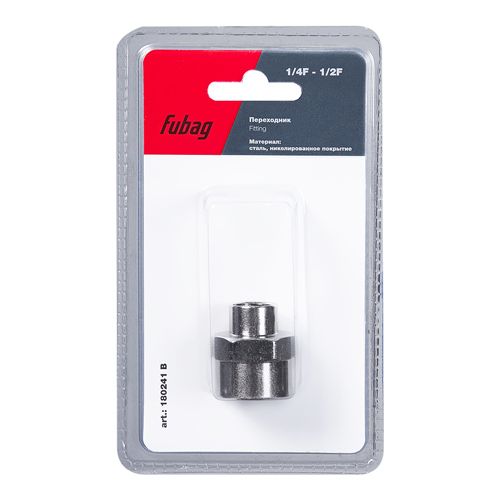 Переходник 1/4"F - 1/2"F блистер, FUBAG